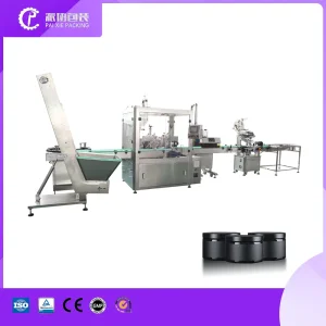 Automatic Pet Bottle Glass Jar Cosmetics Refreshments Hand Face Cream Filling Capping Machine Manufacturers