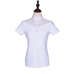 High Quality Plus Size Women Spandex Polyester Stretch Solid Breathable Anti-Wrinkle Embroidered O-Neck Full Sleeve Casual Basic