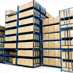 Customized Cold Rolled Steel Stackable Storage Racking Portable Warehouse Foldable Stacking Rack