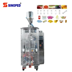 Dxdy-300t Autom Liquid Paste Packet Sachet Pouch Bagging Sealing Sauce Ketchup Filling Shampoo Sachet Packing Machine