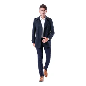 Elegant Longline Design Custom Tailored for Professional and Formal Wear Mtm Trench Coat