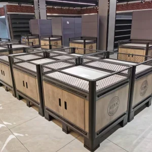 3-tier Supermarket Fruit Vegetable Stand Design