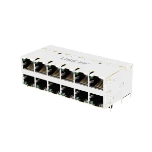 2X6 Port RJ45 Jack