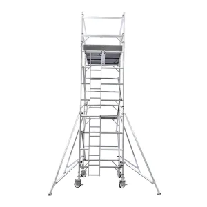 CE Certificate Safe Aluminum Mobile Scaffolding Tower for Roof Reparing