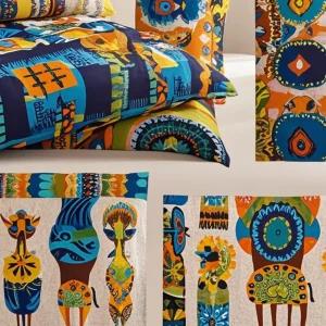 Chinese Factory Custom Wholesale Hot Sell 100% Polyester Printed Fabric Design African Woven Fabric