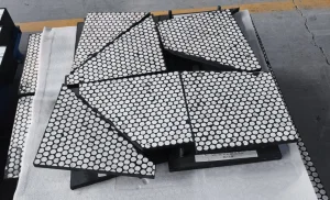 Wear Resistant Rubber Backed Alumina Ceramic Lining
