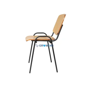 Customized High Quality Student Folding Training Chair School Wooden Chair with Arm Writing Pad for School