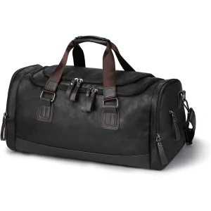 Bolsa de viaje de cuero vegano