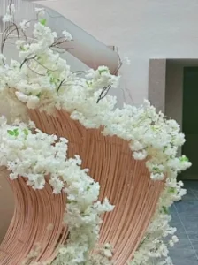 Artificial Flower Art Installation