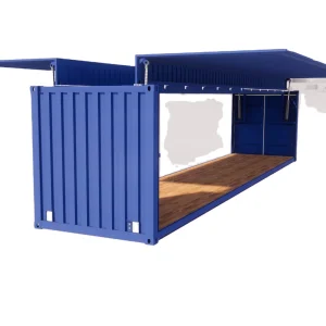 20GP Prefabricated Expandable Container House, Open Containers On Both Sides