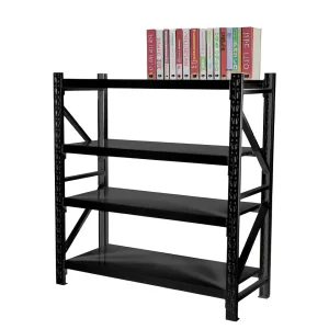 Black Metal Shelving Unit
