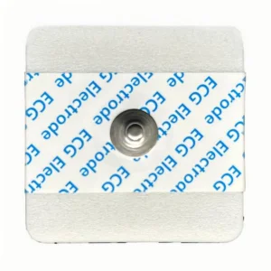 Electrodo de ECG desechable universal de espuma y no tejido de alta calidad para hospitales en forma de rectángulo