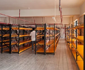Esbjerg Port Industrial Heavy Duty Gondola Steel Pallet Racking System