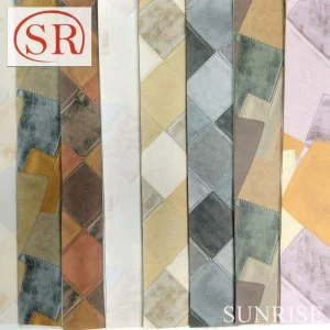 Vibrantly Printed Smooth Leather