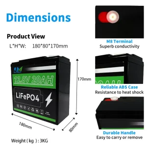 Solar power station lifepo4 battery