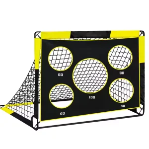 Custom Logo 4*3 Feet Pop-up Soccer Goal Net Portable Training Equipment for Kids' Backyard Play 2in-1 Functionality