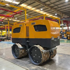 1.8ton Remote Control Trench Sheep Foot Double Drum Yanamr Engine Vibratory RC Road Roller Compactor