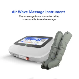 Foot Air Pressure Leg Massager Hot Compress Muscle Massage Relaxation Blood Circulation Lymphatic Drainage Airbag Device