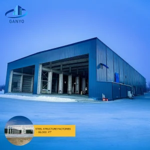 New Prefabricated Heavy Duty Hangar Steel Structure Warehouse