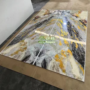 Gilded PVC wall panels