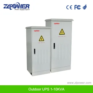 أجهزة UPS مخصصة IP65 حاويات خارجية UPS 3kVA 6kVA مزود طاقة غير منقطع مقاوم للماء مزود طاقة غير منقطع مقاوم للعوامل الجوية يصل إلى 10 أيام من وقت الاحتياطي
