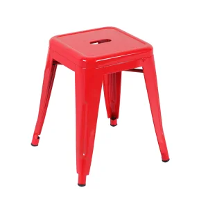Modern Low Height Metal Bar Stools
