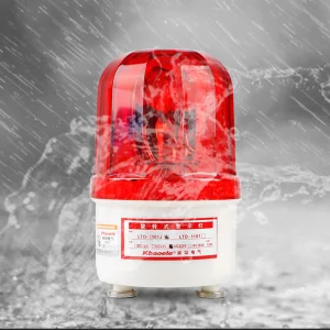 Siren Buzzer 12V/24V/220VAC Explosion Proof Audio-Visual Alarm Siren Light Revolving LED Warning Light