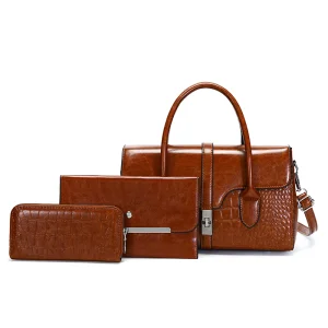 New Fashion Alligator Pu Leather Handbags