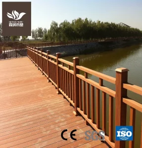 Outdoor WPC Wood Plastic Composite Railing for Garden
