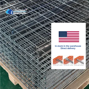 Jracking Reliable Reinforced Storage Pallet Racks Steel Wire Mesh Decking for Warehouse Shelving Systems