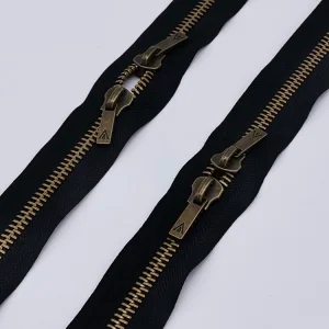 Antique Brass Zipper