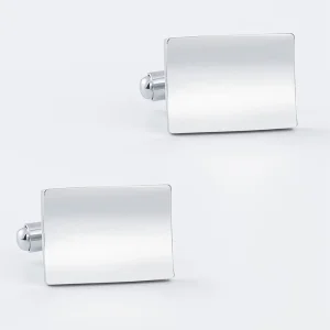 OEM Hot Selling Low Price Fashion Silver Brushed Square Metal Cufflinks For Men Suit Shirt CL-C063 Manufacturer, Exporter