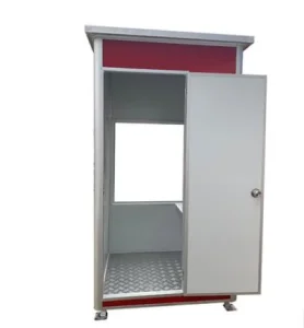 Outdoor Portable Sentry Safe Security Box Security Guard Booth Prefab Houses Sandwich Panel Houses Steel Structure Modern