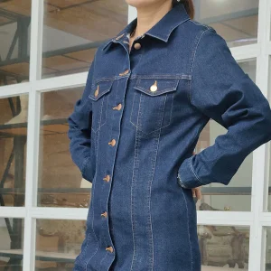 Denim Long Jacket