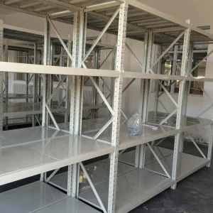 Cold-Rolled Steel Metal Light Duty Warehouse Storage Shelf Multi-Layer Unit Longspan Shelving