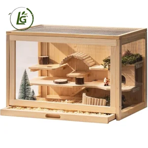 Luxury Wooden Hamster Cage Accessories