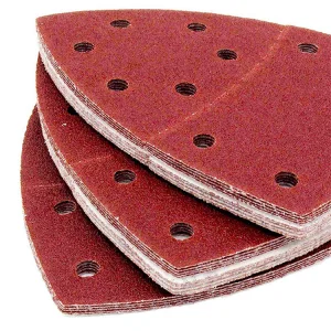 105X152mm Aluminum Oxide Hook and Loop Triangle Sanding Disc for Multi Sander