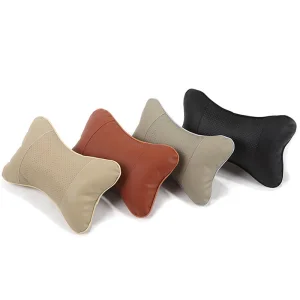New Car Headrest Backrest Neck protection Pillow All-season Universal Multifunctional Leather Bone Pillow