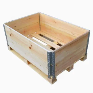 4-Way Pallet Board Warehouse Storage Hinge Wooden Box Surrounding Hoarding Collar