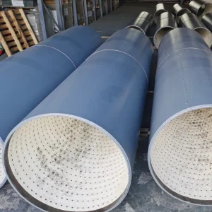 OEM Factory Customized Bolt-Welded Alumina Ceramic Tile Lined Stainless Steel Pipe