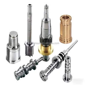 Custom Mold Core Inserts Toothed Threaded Shafts Cavity Punch Pins Cosmetic Packaging Bottle Cap Molds H13/S136 HRC48-52 CNC