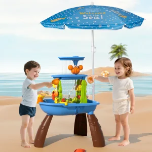 طاولات ماء وألعاب شاطئ