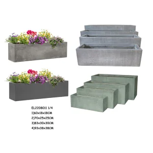 Best Fiber Clay Light Weight Long Trough Flowerpots