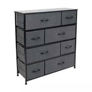 Home Storage Organizer Customized Modern Fabric Cloth Underwear Cabinet Dresser Storage Tower with 6 Drawers