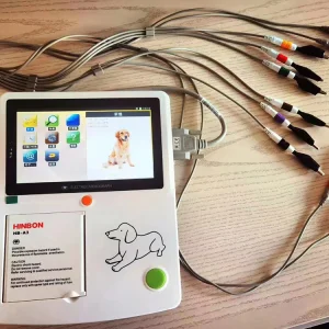 Precio de fábrica máquina de electrocardiografía ECG portátil digital de mano para animales