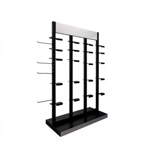 Customized Iron Supermarket Shelves Display Rack Durable Tabletop Metal Display Stand
