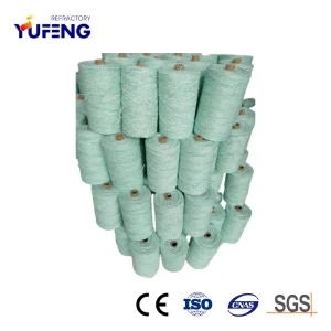 High Temperature Stability Bulk Bio Soluble Fiber Thermal Insulation Wool Yarn