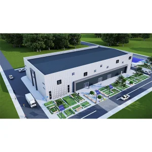 Attractive Prefabricated Metal Supermarket Steel Structure Building Manufacturer Supermarket Shopping Mall