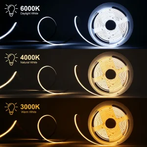 Fita LED COB DC de Alto Lúmen