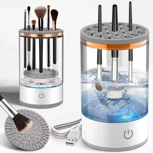 Rechargeable Portable Automatic Cosmetic Brushes Cleaner Spinner Washing Machine Dryer Electric Makeup Brush Cleaner Machine